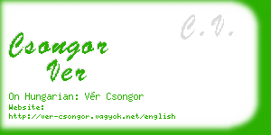csongor ver business card